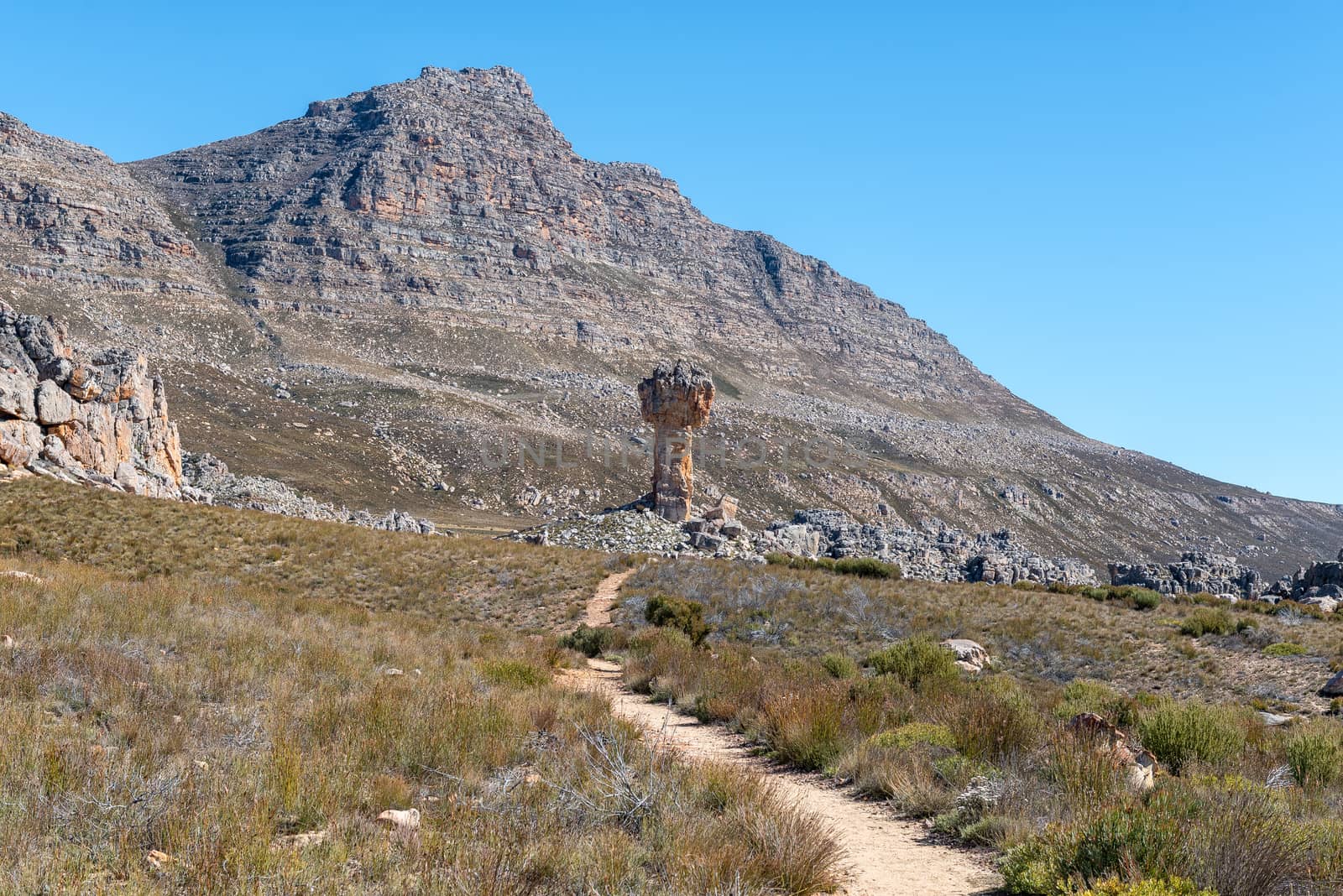 The Maltese Cross on the Bokveldskloof hiking trail near Dwarsrivier in the Cederberg Mountains of the Western Cape Province