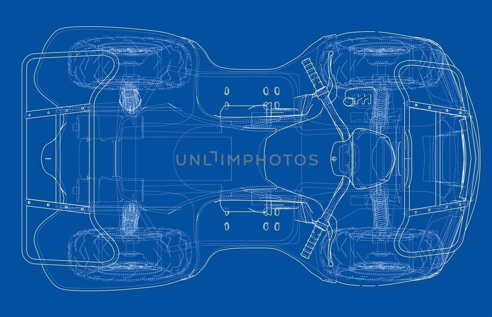 ATV quadbike concept outline by cherezoff