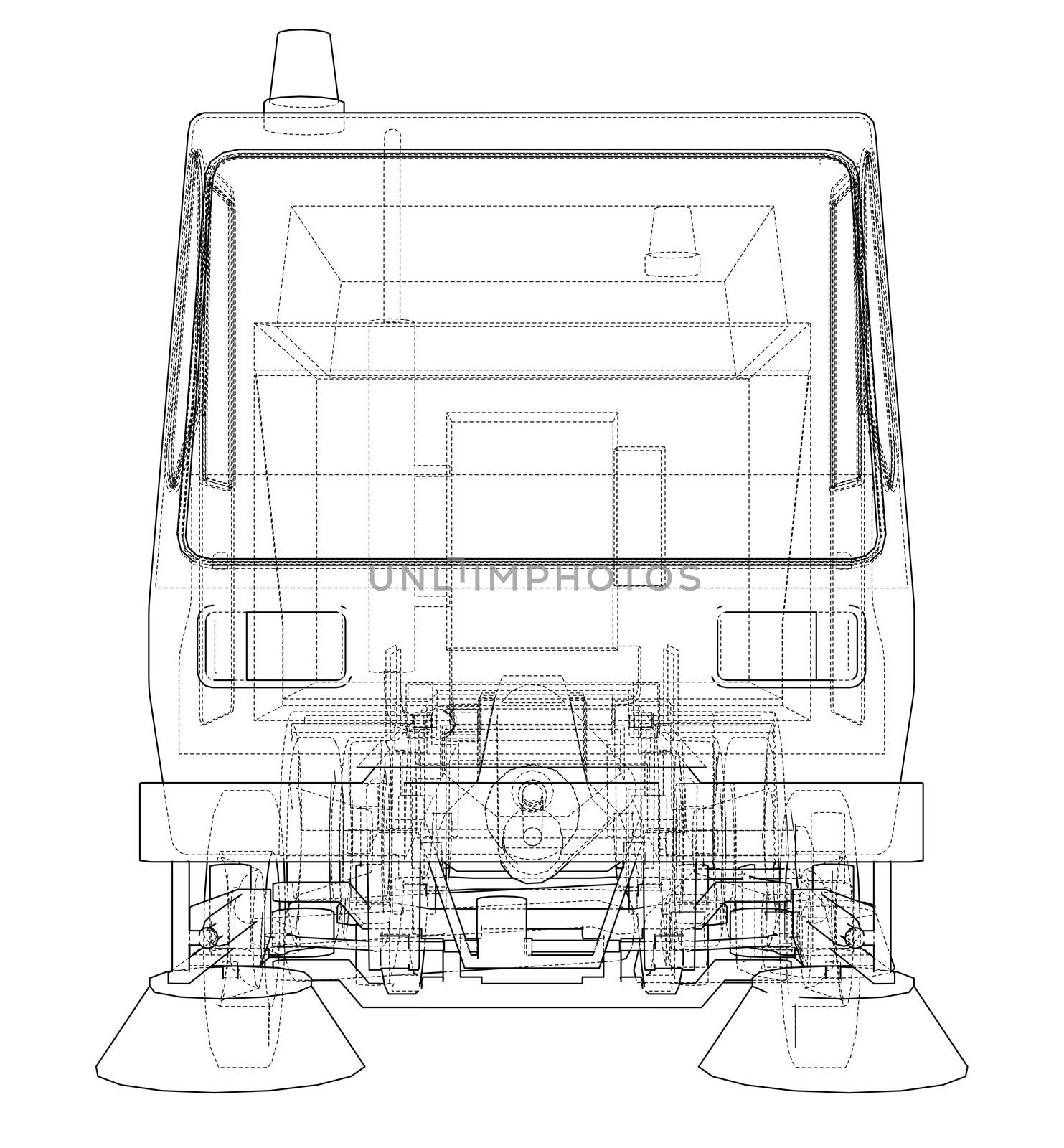 Small Street Clean Truck Concept by cherezoff