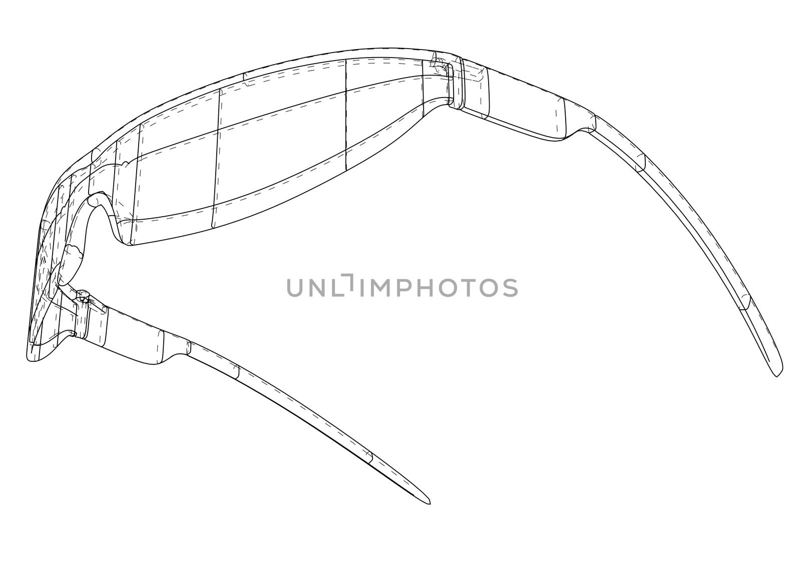 VR Virtual Reality Glasses Concept by cherezoff