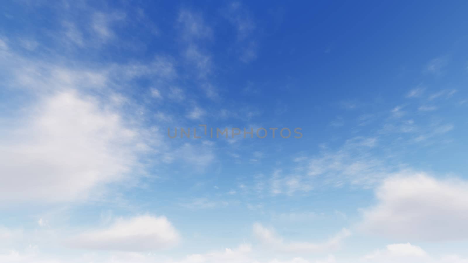 Cloudy blue sky abstract background, blue sky background with tiny clouds, 3d rendering

