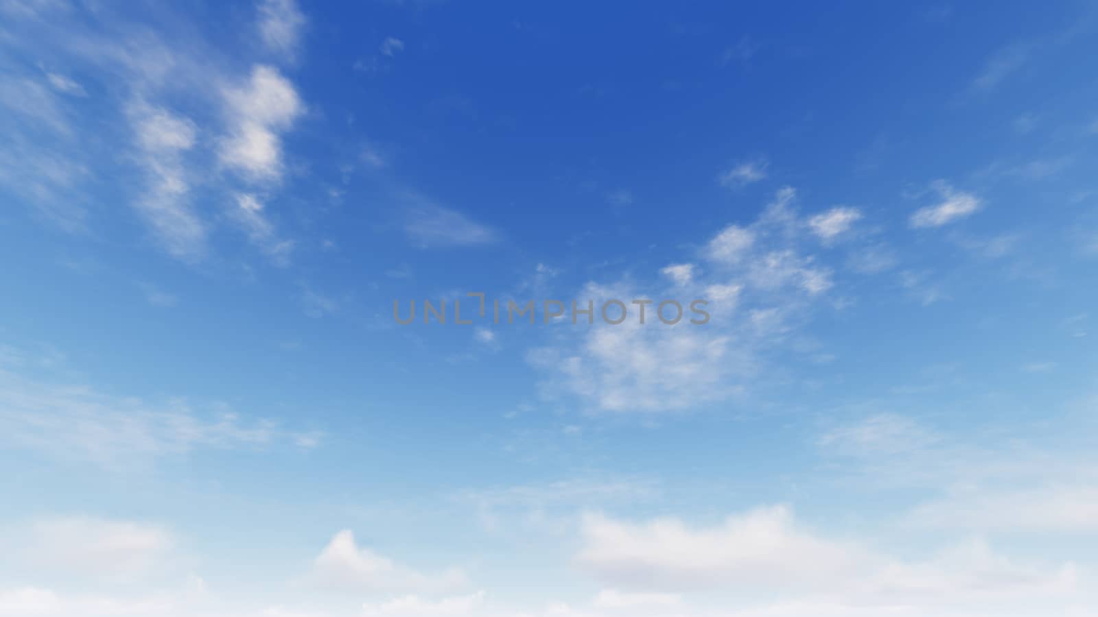 Cloudy blue sky abstract background, blue sky background with tiny clouds, 3d rendering

