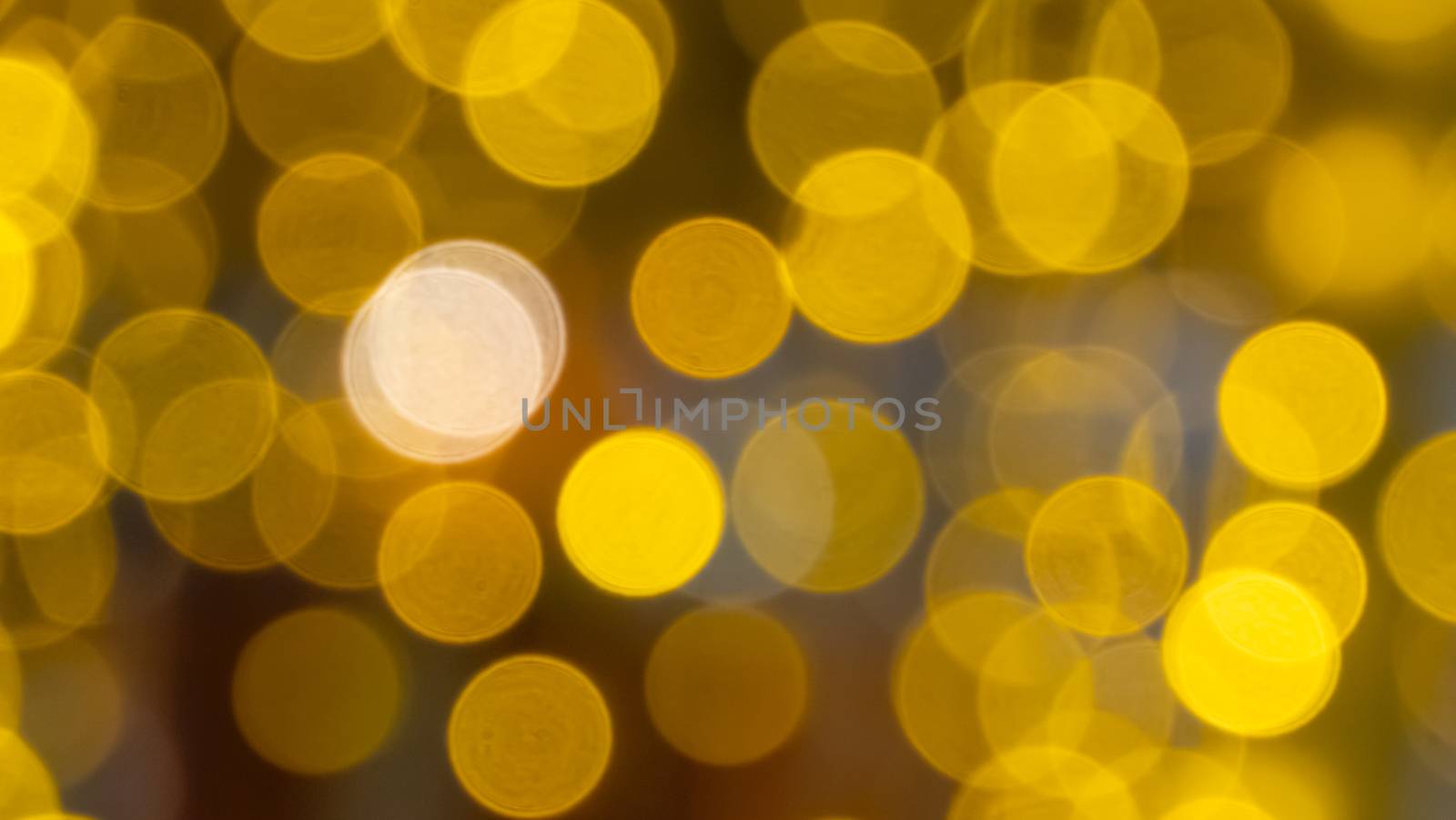 Abstract & Festive background with bokeh defocused lights