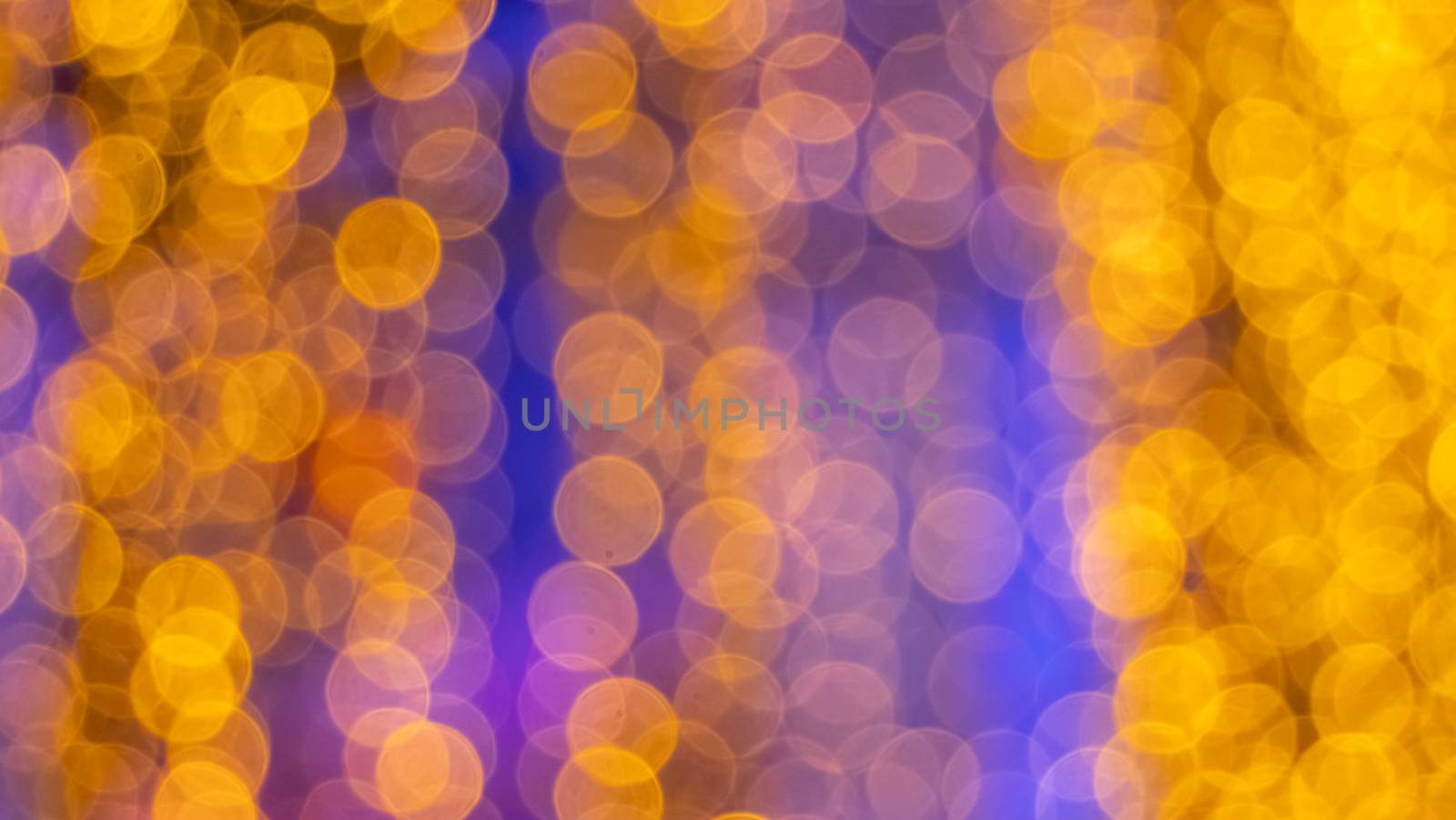 Abstract & Festive background with bokeh defocused lights