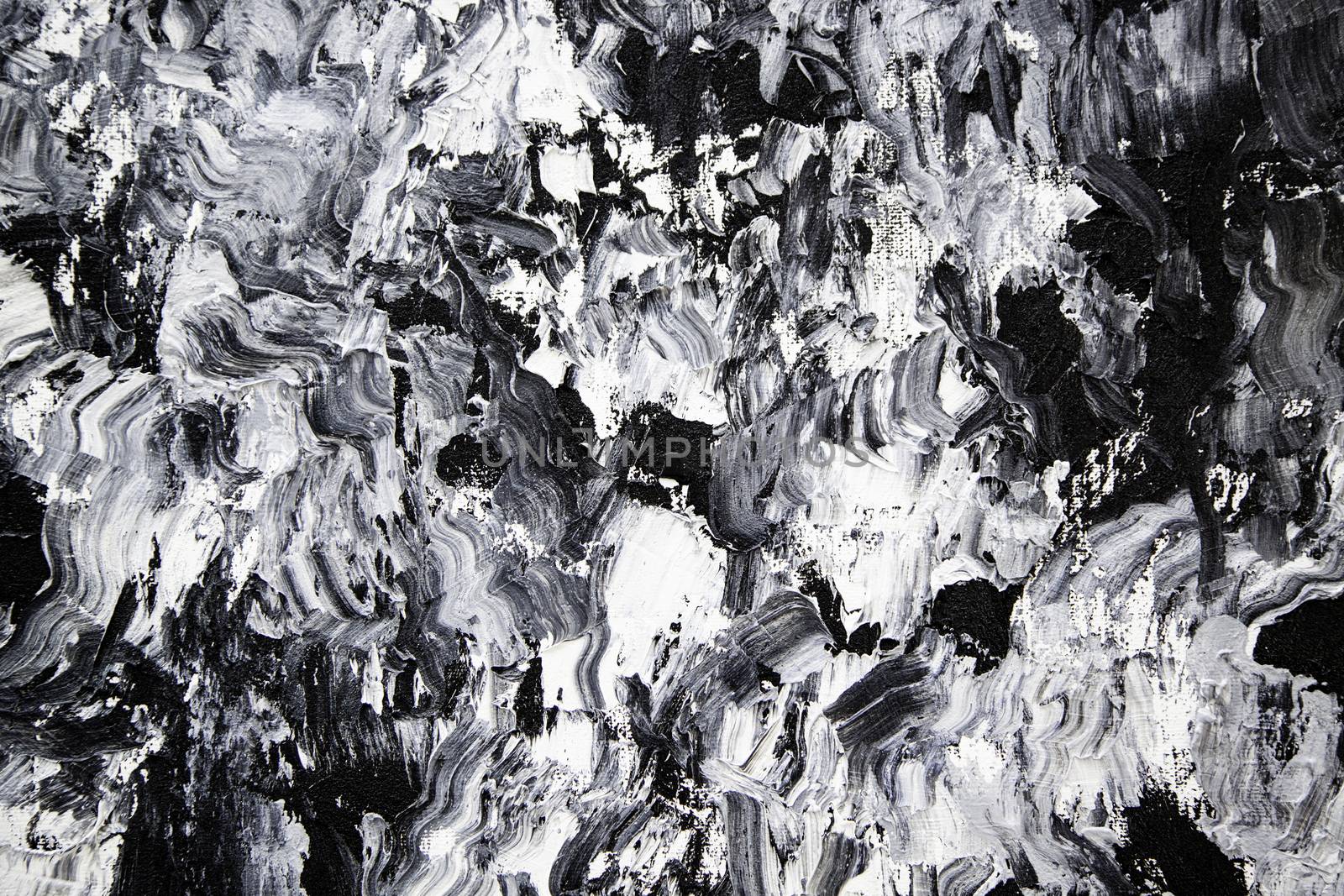 Black brushstrokes on a wall by esebene