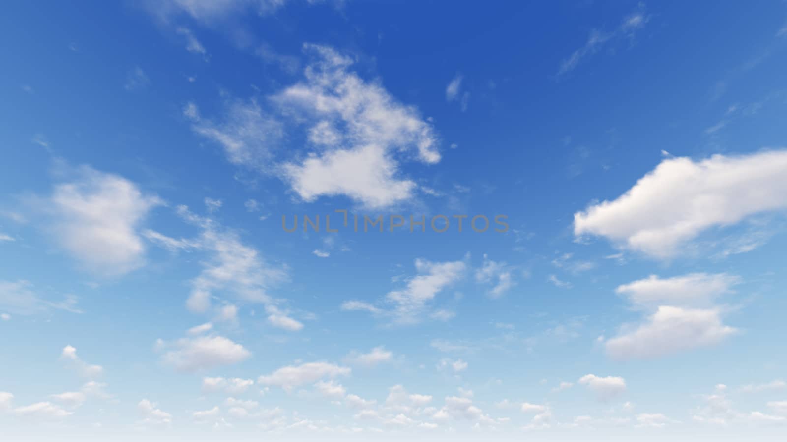 Cloudy blue sky abstract background, blue sky background with tiny clouds, 3d rendering

