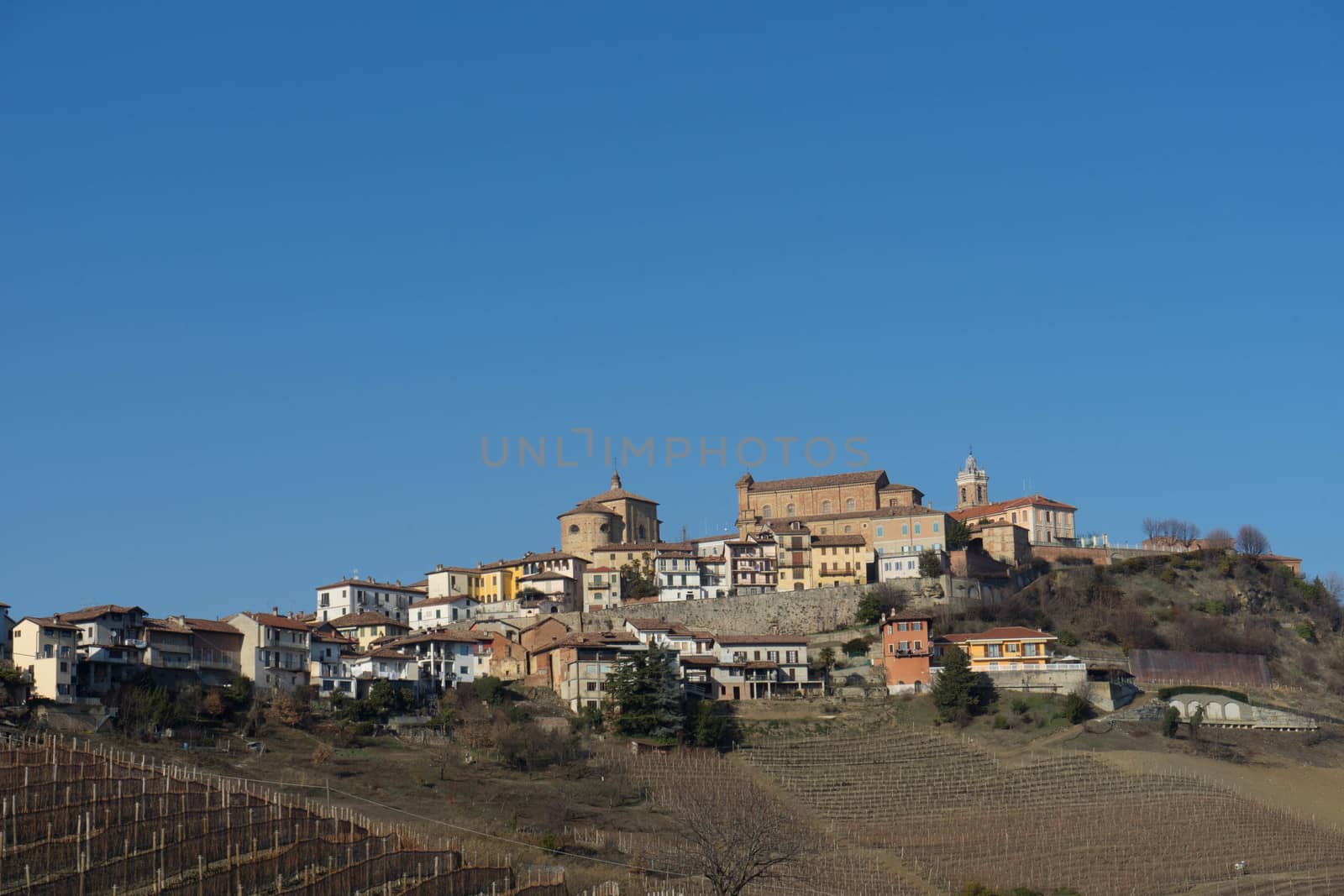 View of La Morra, Piedmont - Italy by cosca