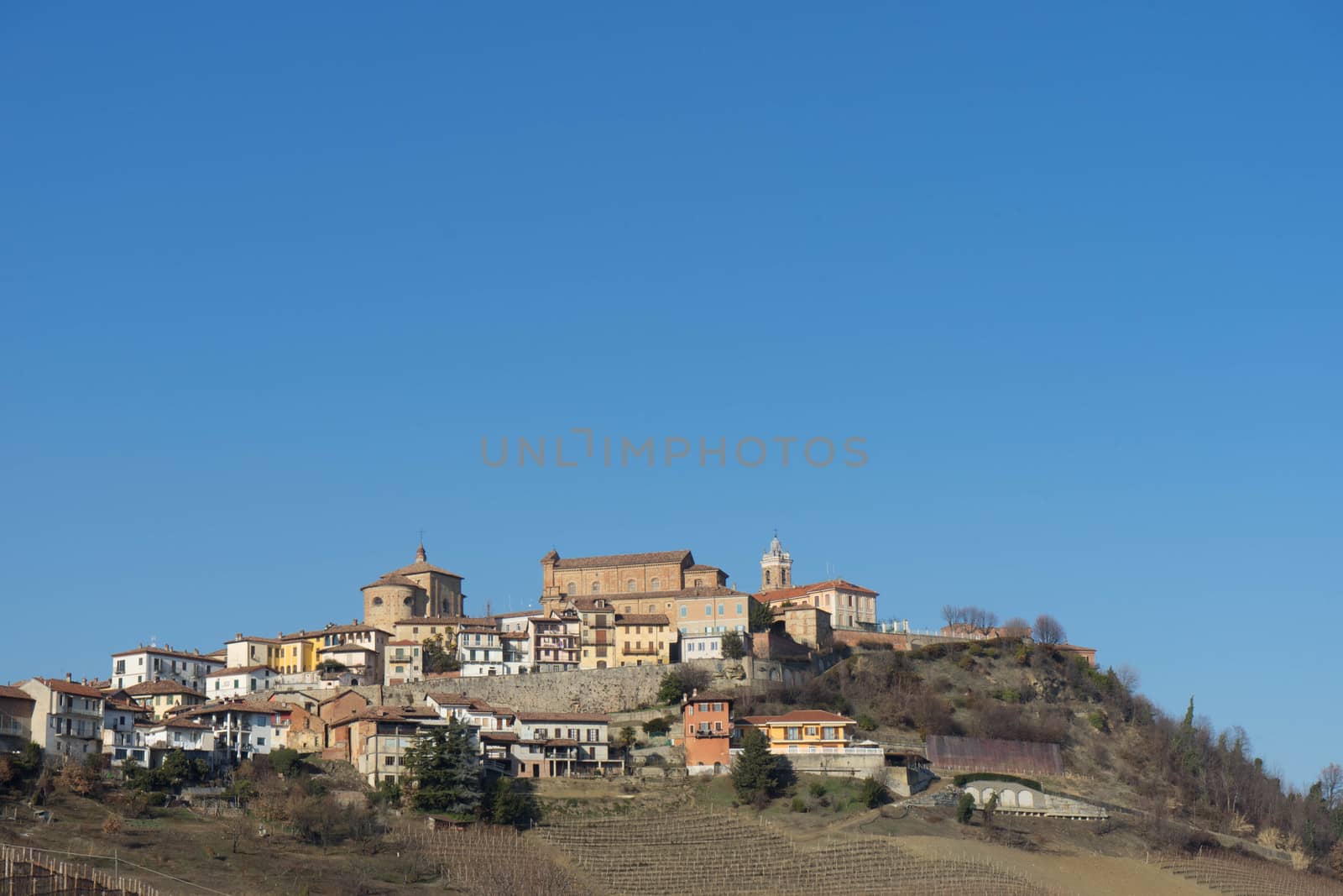 View of La Morra, Piedmont - Italy by cosca