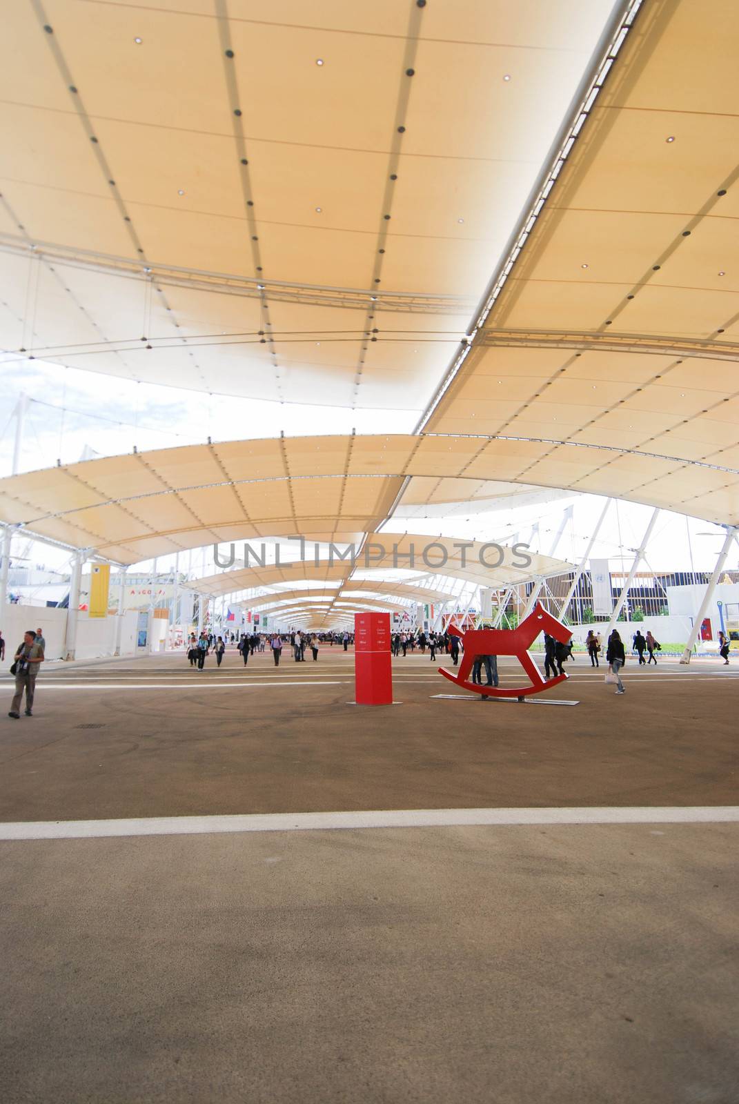 Exhibition area of Expo Milano - Italy 2015