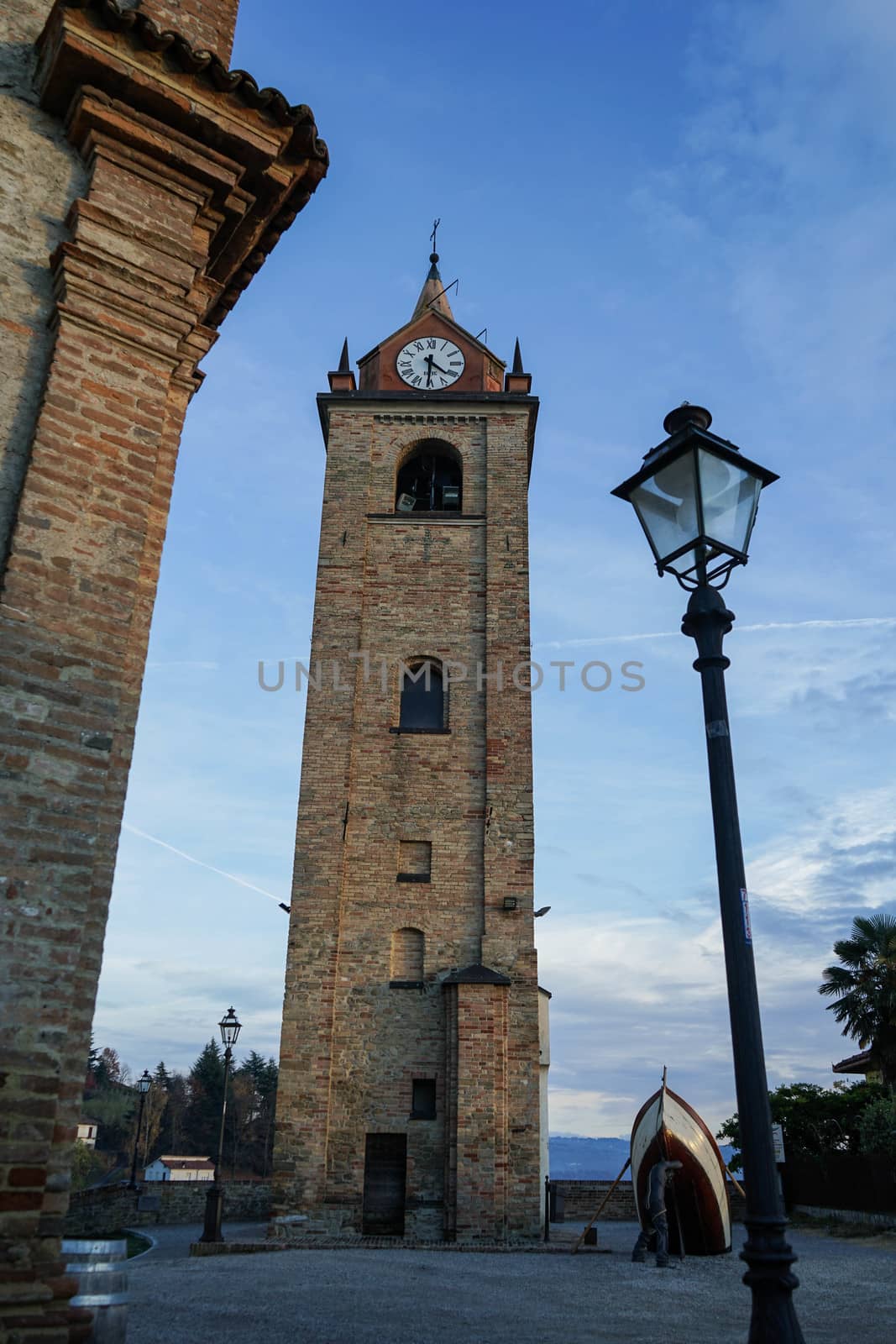 Bell Tower Monforte d'Alba, Piedmont - Italy by cosca