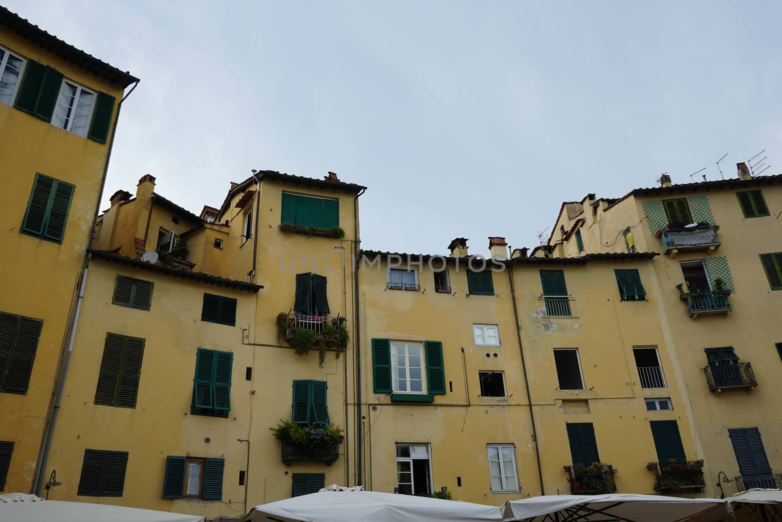 The Amphitheater Square in Lucca, Tuscany - Italy