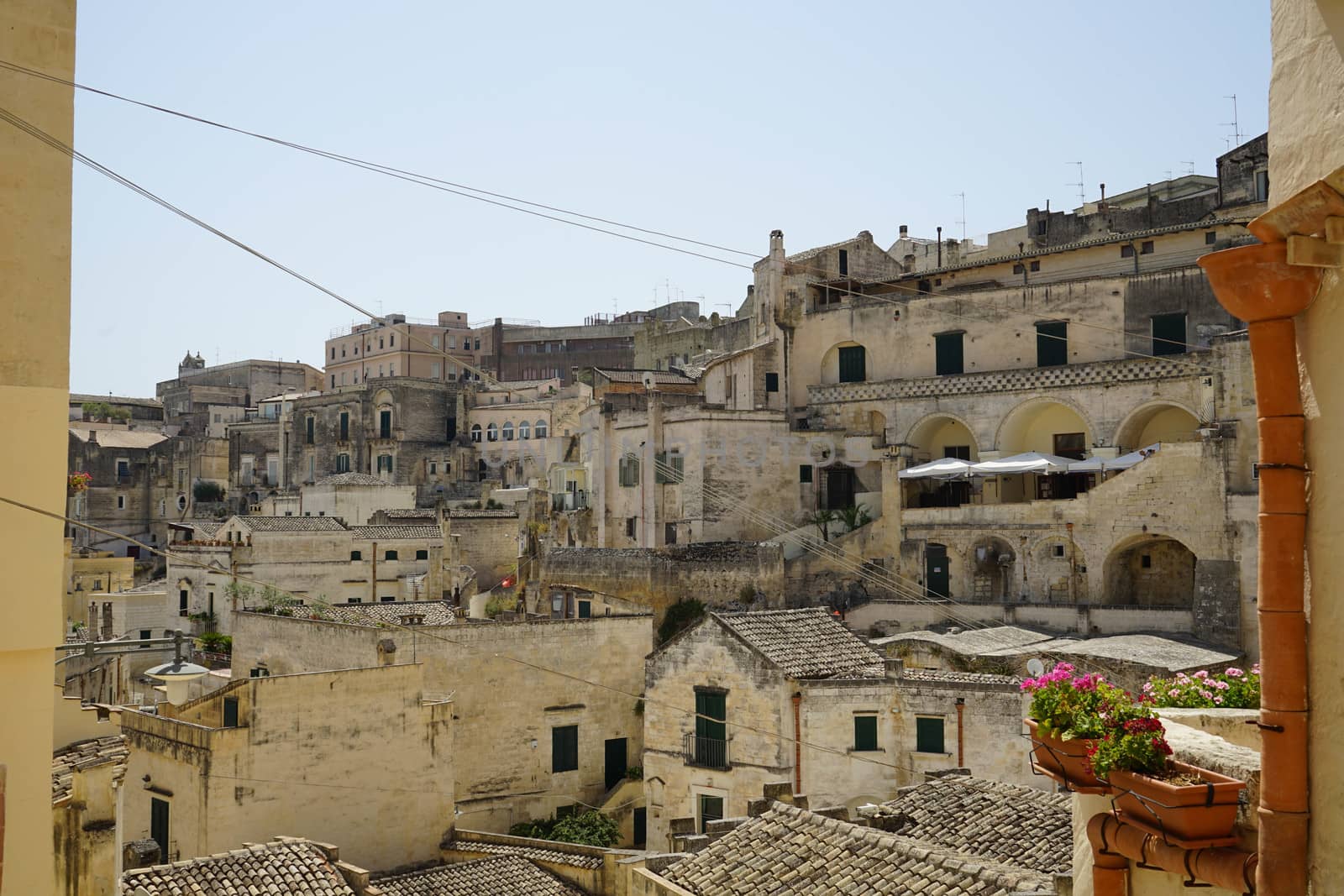 The old side of the town of Matera, Basilicata - Italy