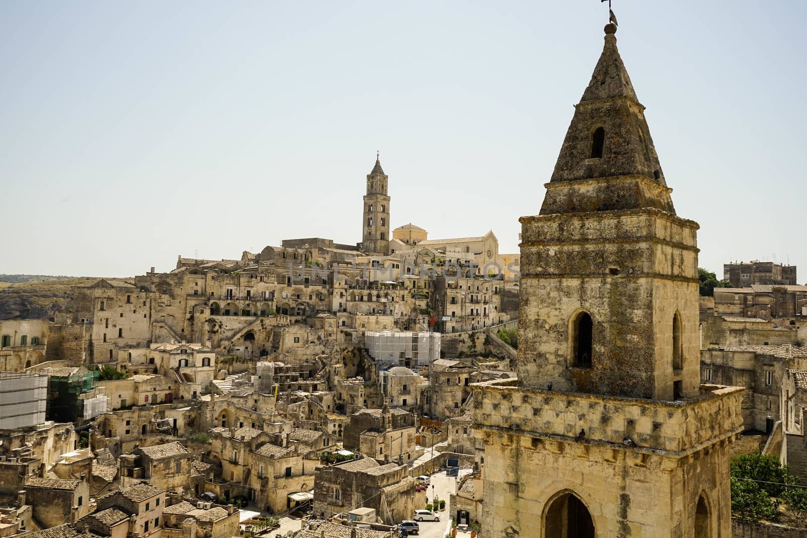 The old side of the town of Matera, Basilicata - Italy