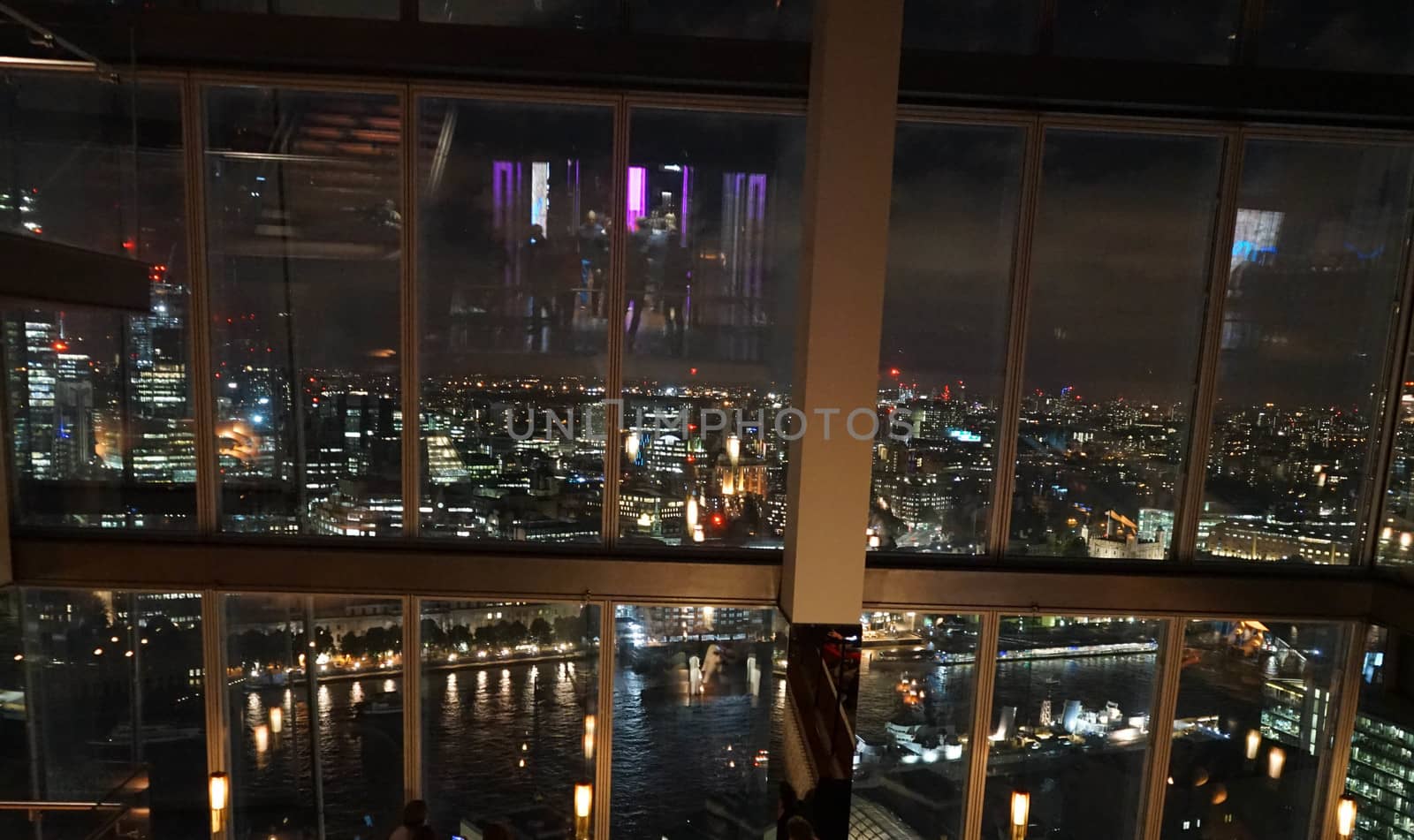 View of London from "The Shard", England