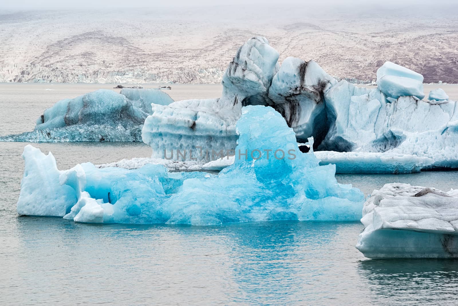 Icebergs in the Jokulsarlon's lake, Iceland by LuigiMorbidelli