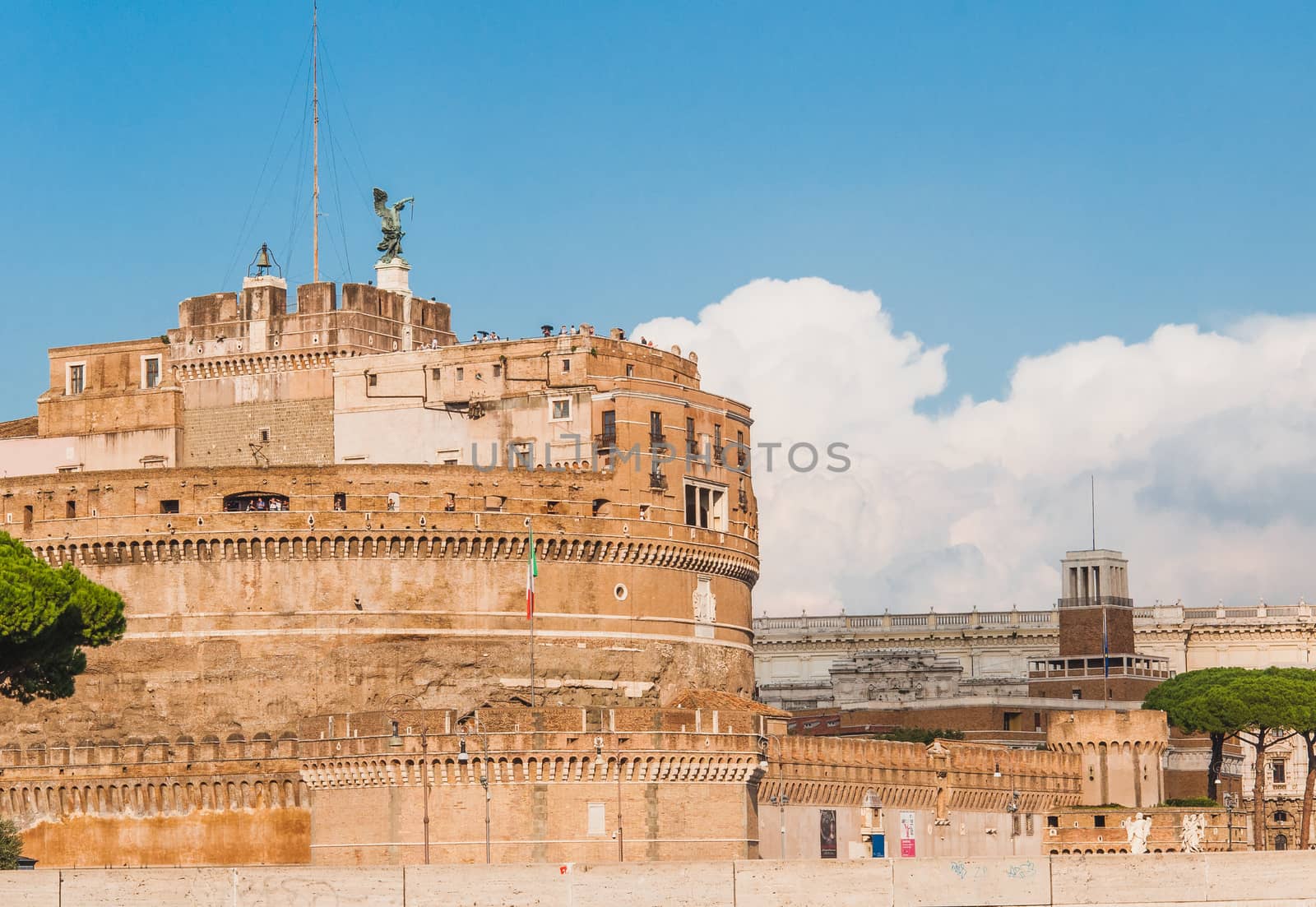 historic building in the heart of Rome in Italy