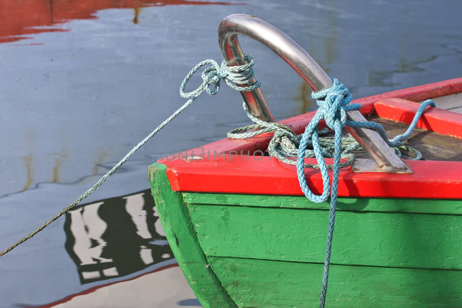Many boats on the coast in Denmark Scandinavia