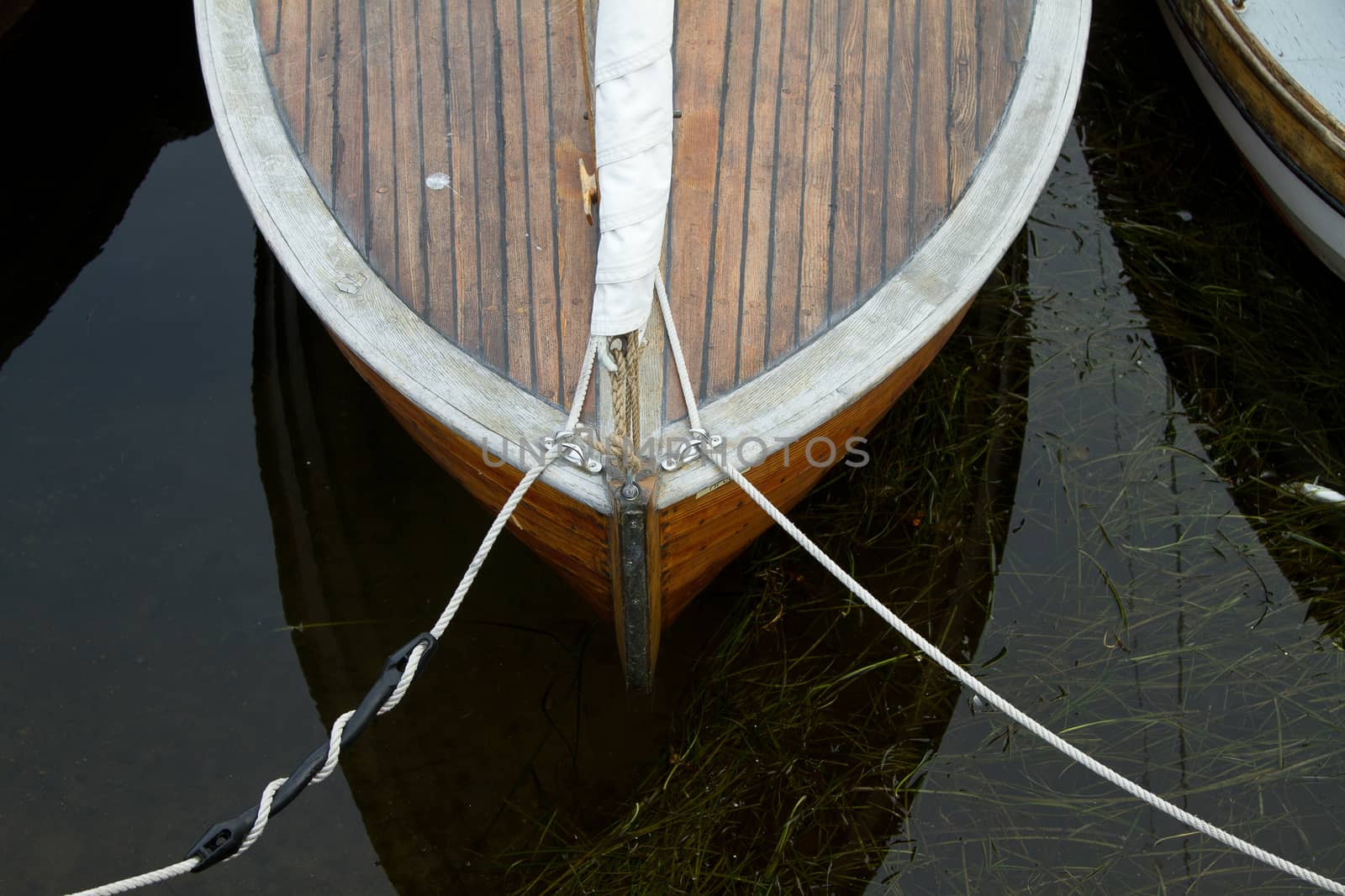 Many boats on the coast in Denmark Scandinavia
