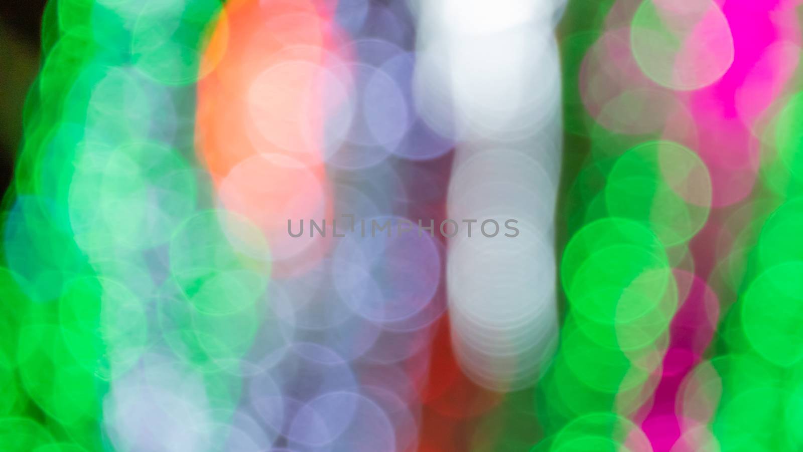 Abstract & Festive background with bokeh defocused lights