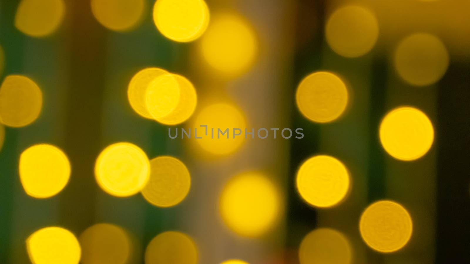 Abstract & Festive background with bokeh defocused lights