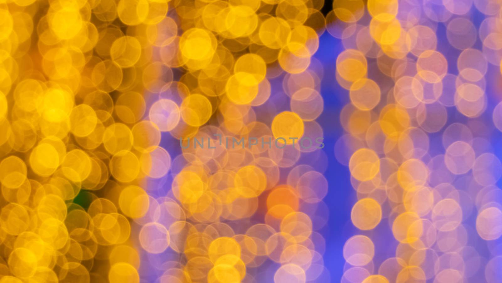 Abstract & Festive background with bokeh defocused lights