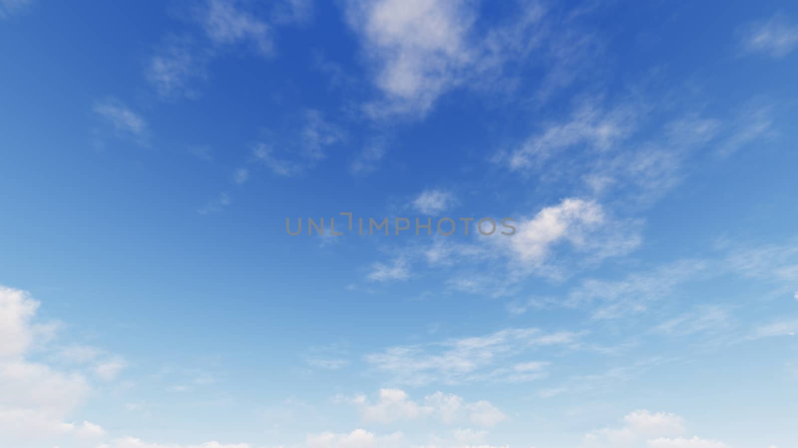 Cloudy blue sky abstract background, blue sky background with tiny clouds, 3d rendering

