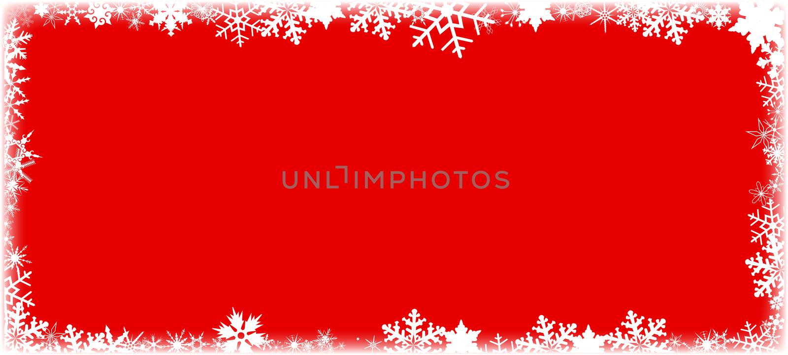 Snowflake Red Background by Bigalbaloo