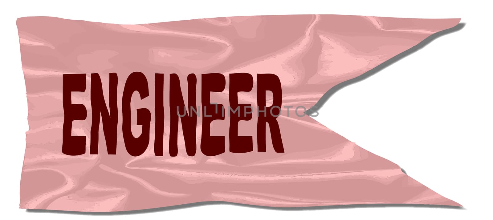 Engineer Silk Flag by Bigalbaloo