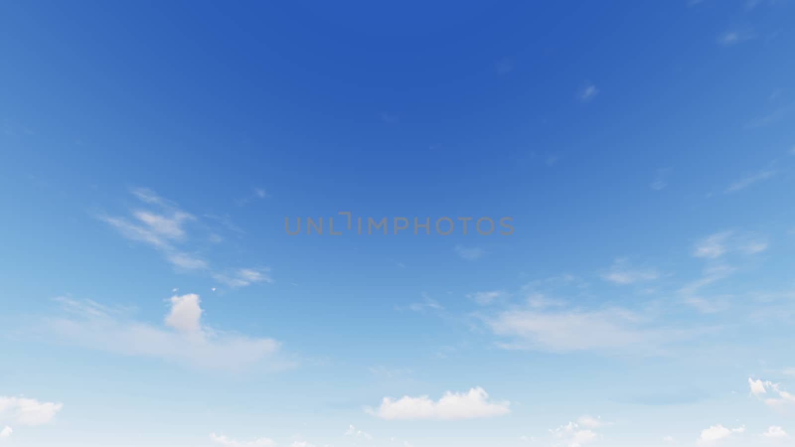 Cloudy blue sky abstract background, blue sky background with tiny clouds, 3d rendering

