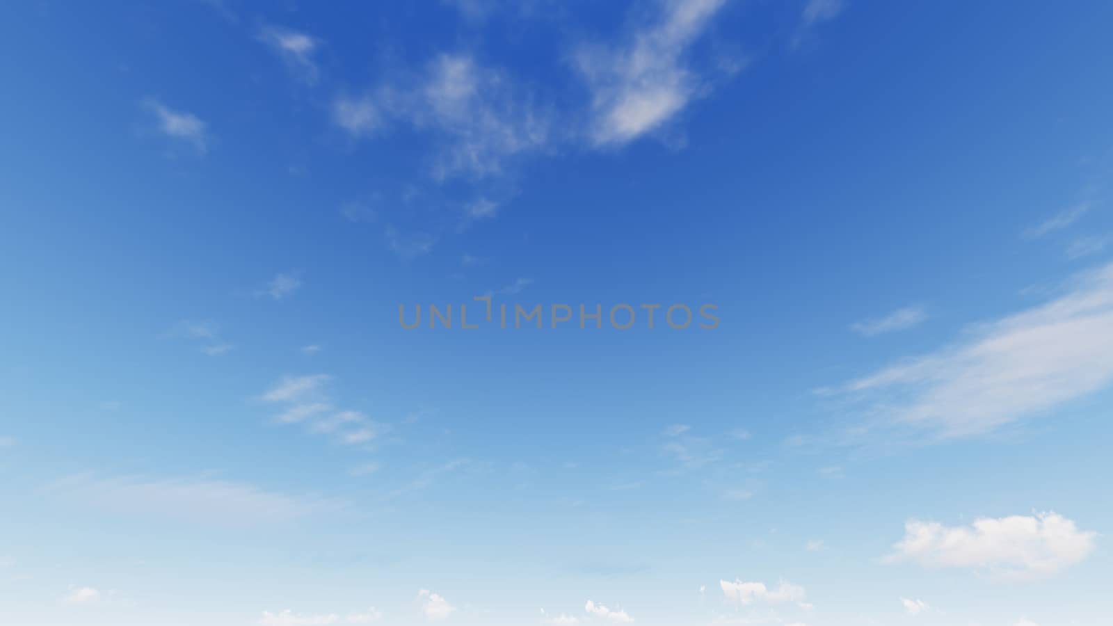 Cloudy blue sky abstract background, blue sky background with tiny clouds, 3d rendering

