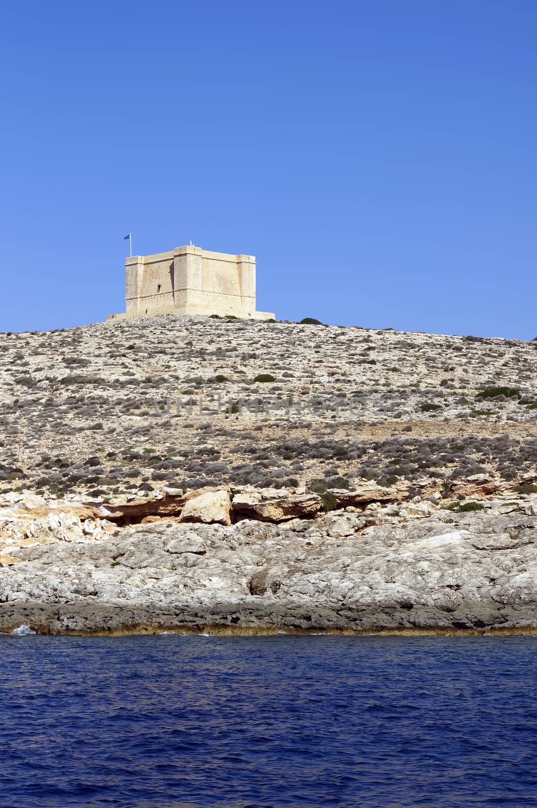 Saint Mary tower in Comino by magraphics