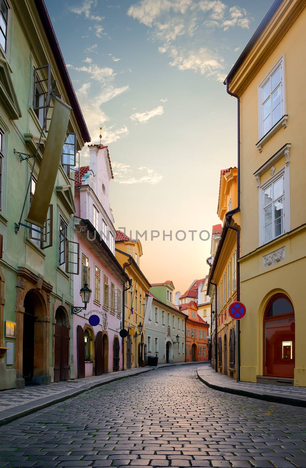 Street in Prague by Givaga