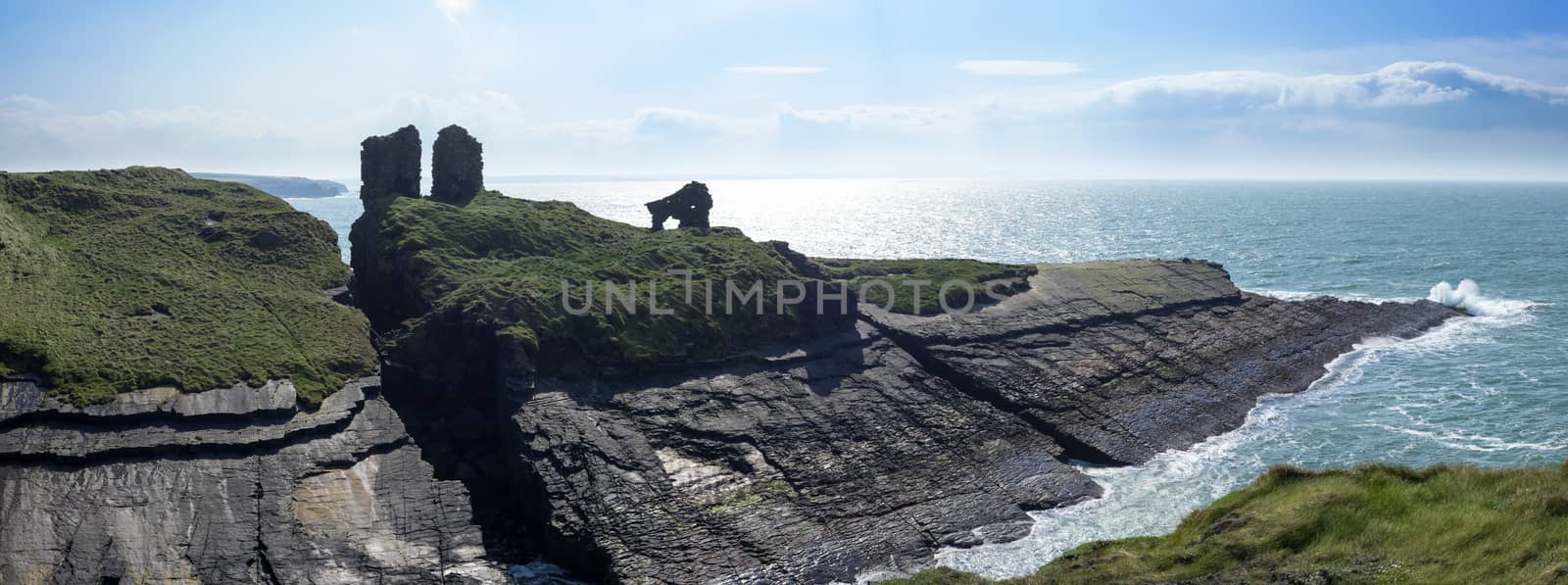 lick castle in county kerry panorama by morrbyte