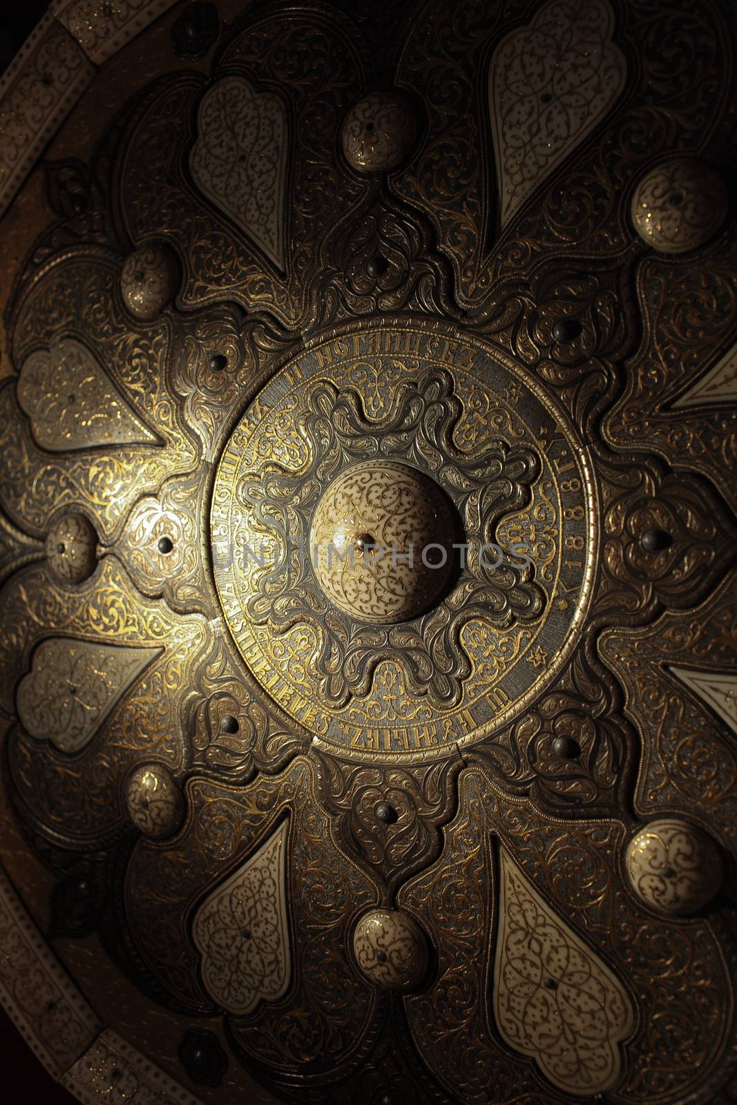 gold patterns on old armor by mrivserg