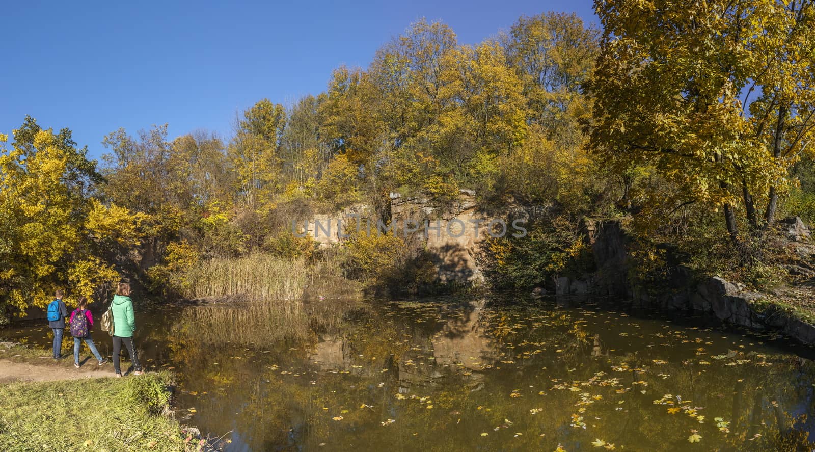 Autumn in Sofiyivka Park in Uman, Ukraine by Multipedia