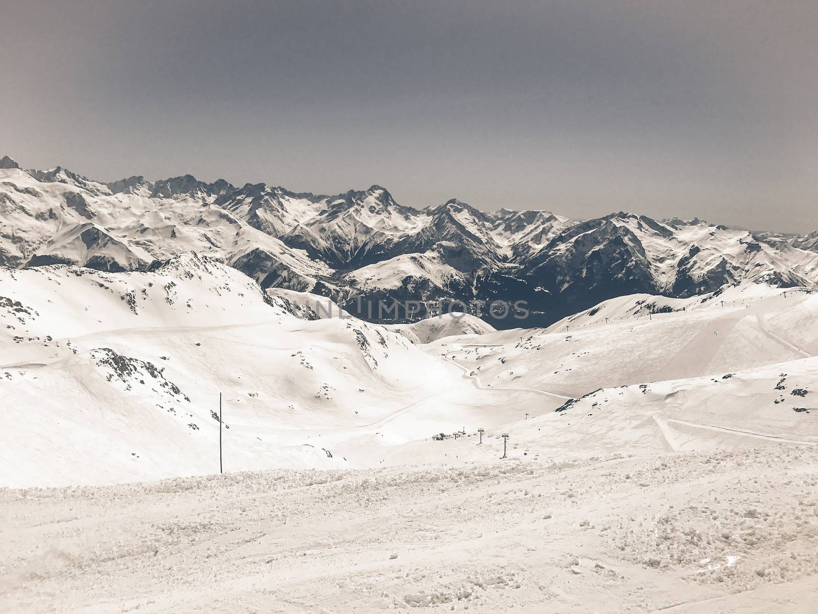 Alps in winter by Kartouchken