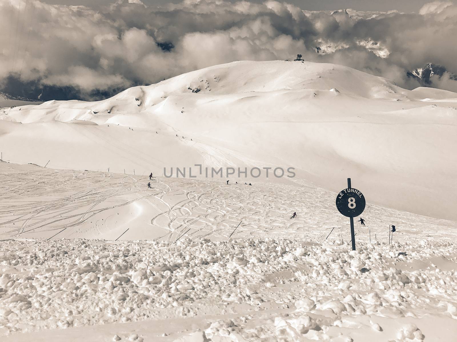 Alps in winter by Kartouchken