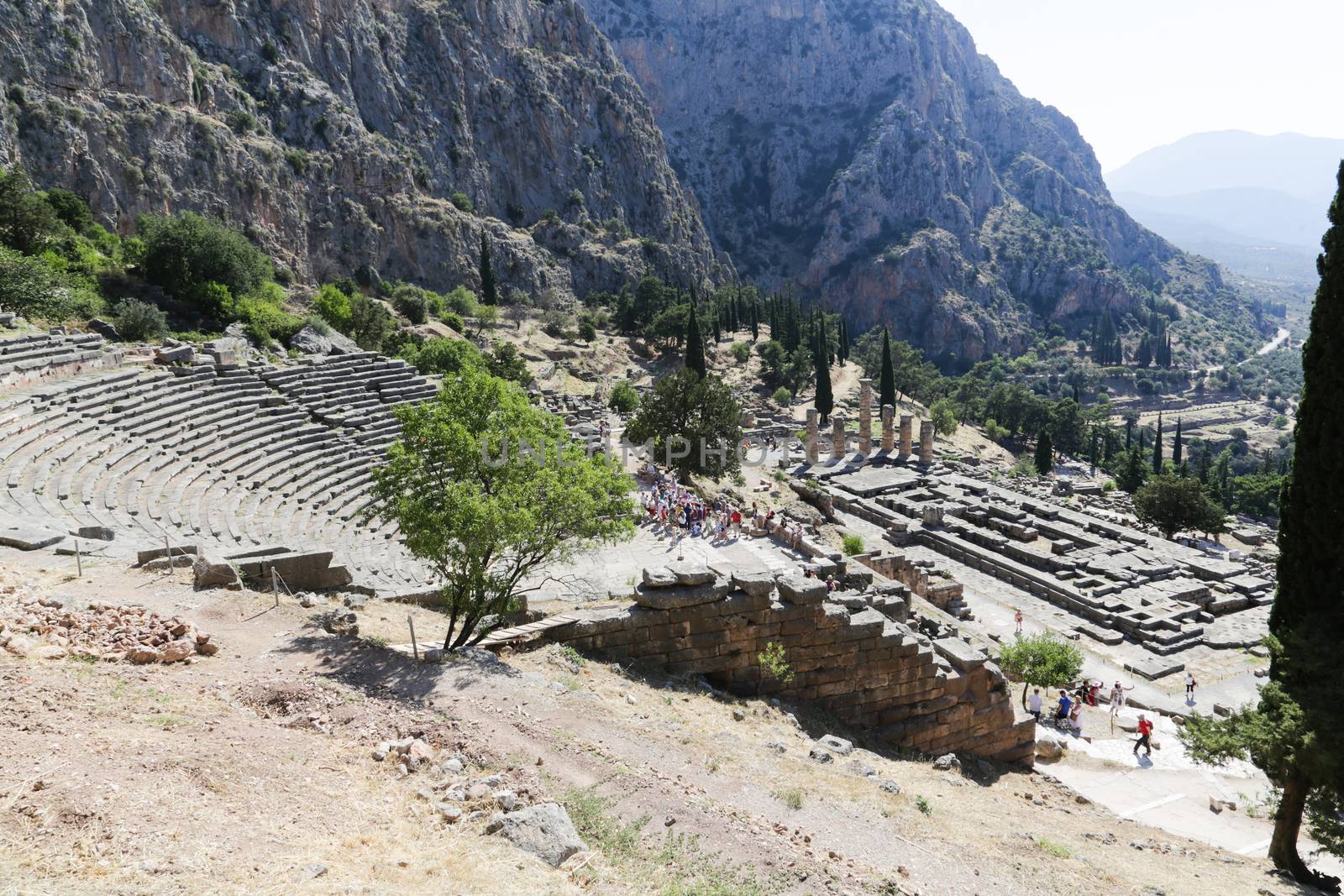 Ruins of Delphi by Kartouchken