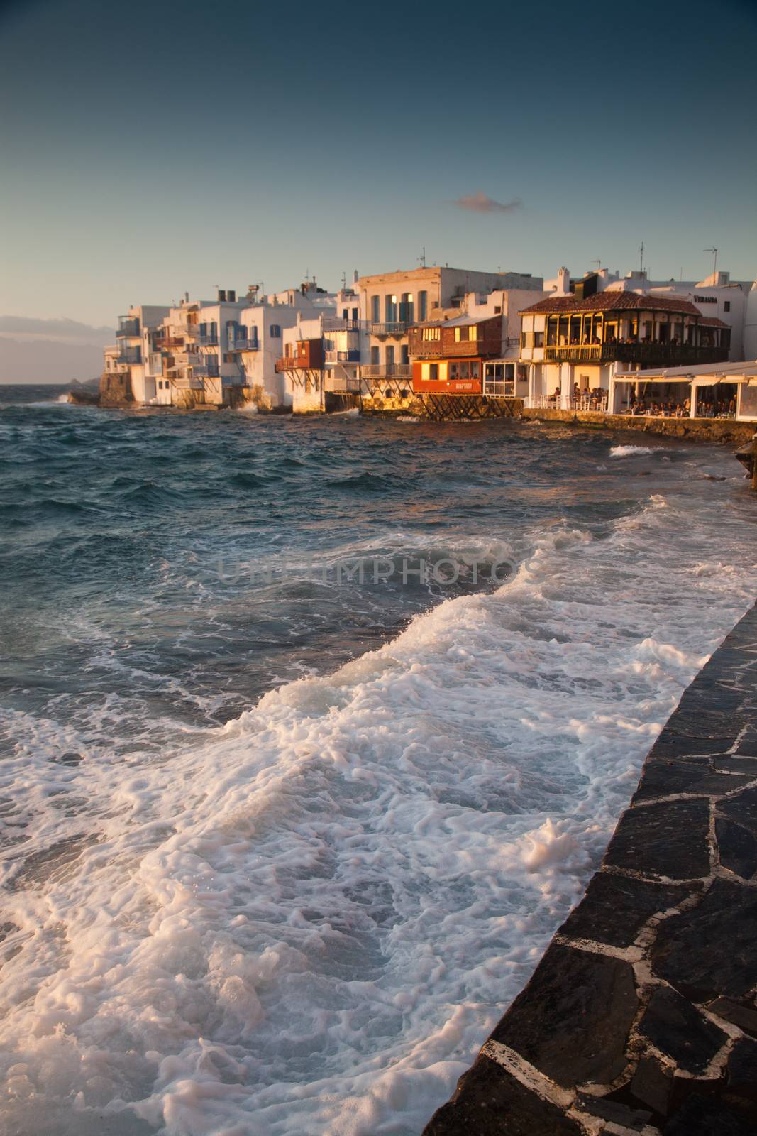 little venice at sunset, mykonos, Greece - luxury travel destiat by melis