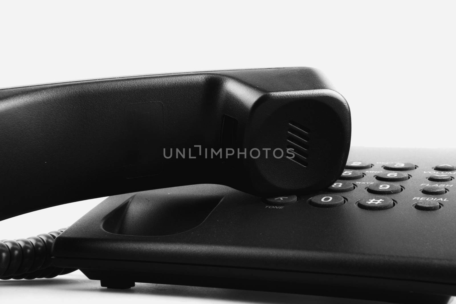 close up telephone landline by nenovbrothers