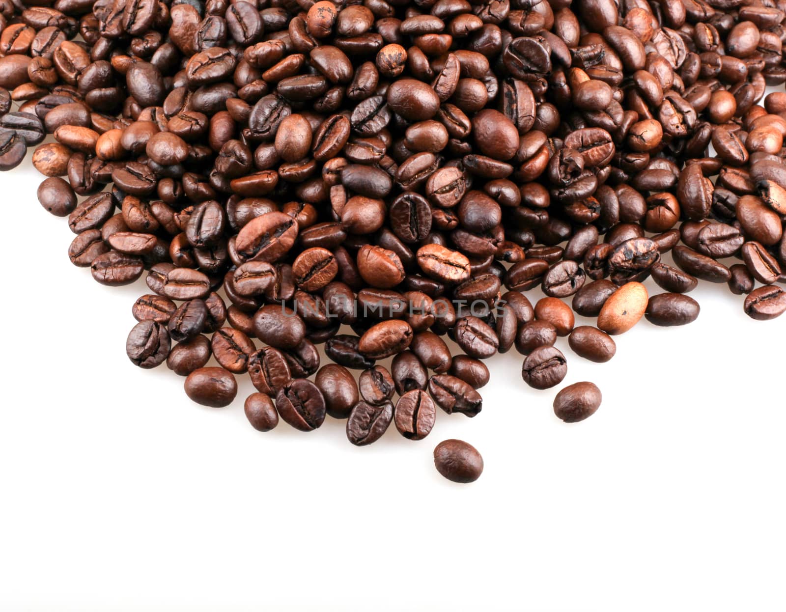 Coffee Beans Isolated On White Background