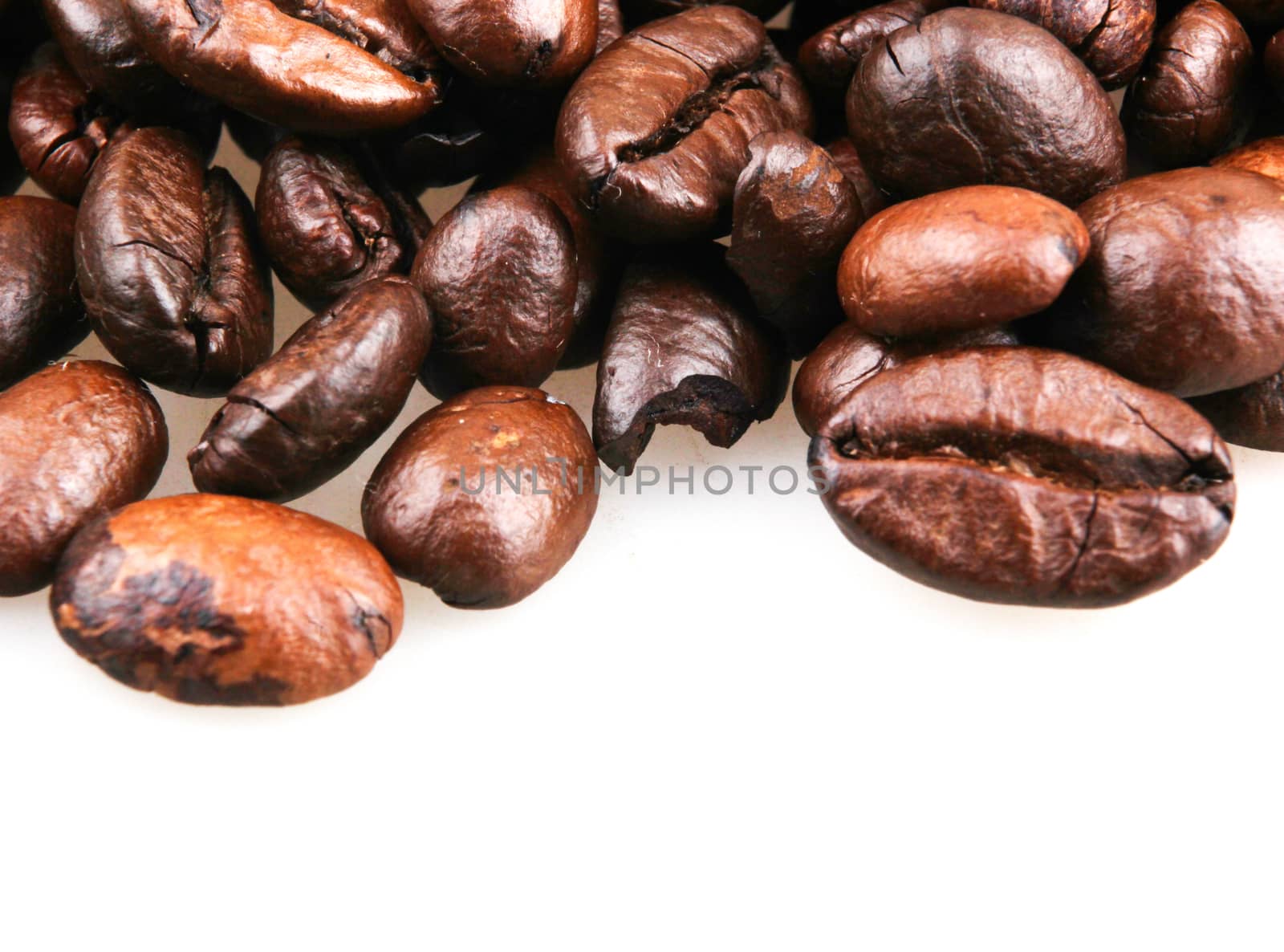 Coffee Beans Isolated On White Background