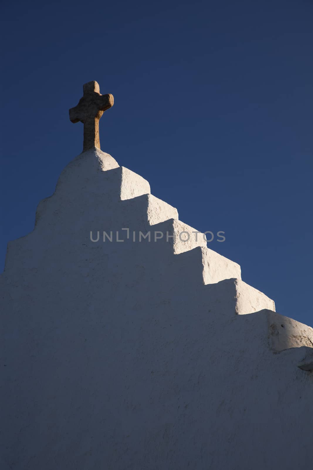 minimalist greek church detail