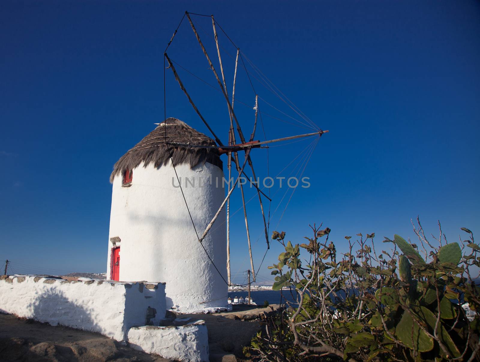 bonis windmill  Mykonos  Greece by melis