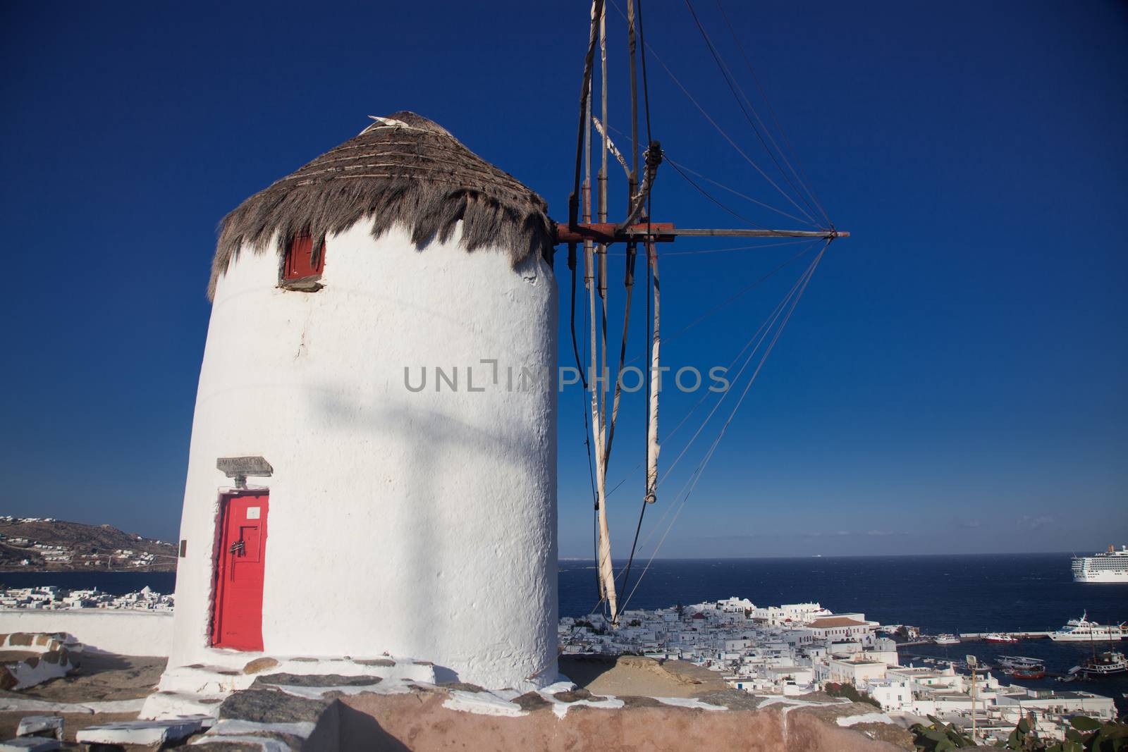 bonis windmill  Mykonos  Greece by melis