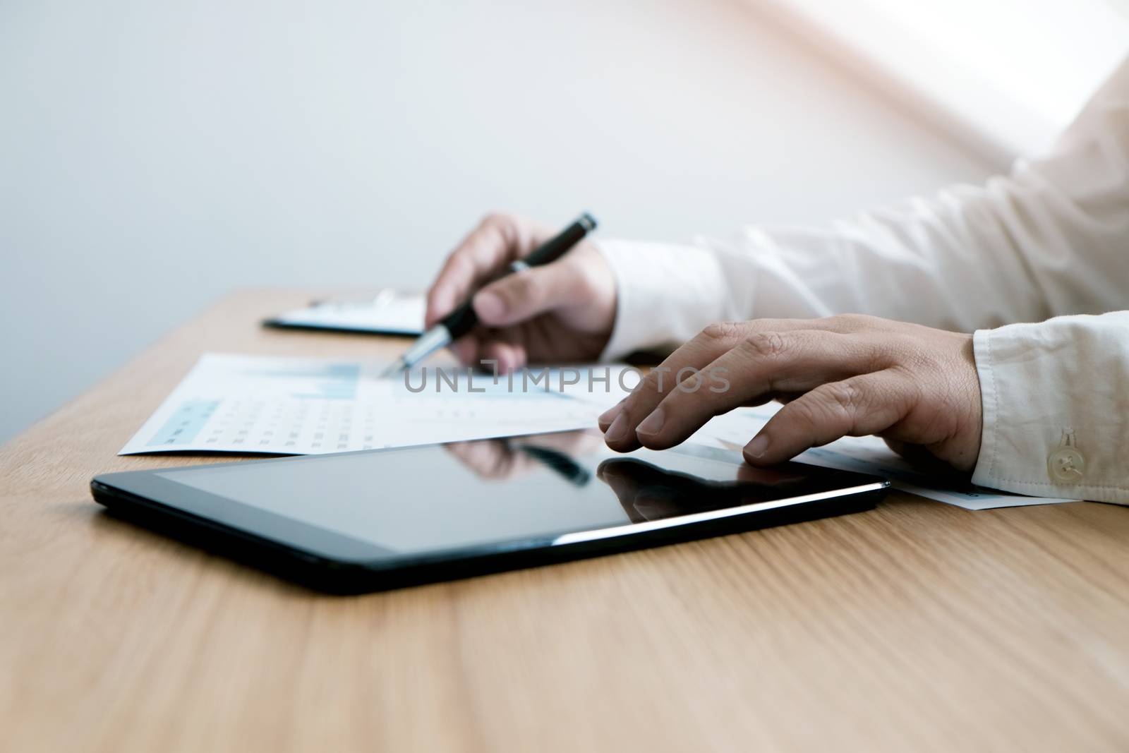 Auditor or internal revenue service staff, Business women checking annual financial statements of company. Audit Concept.