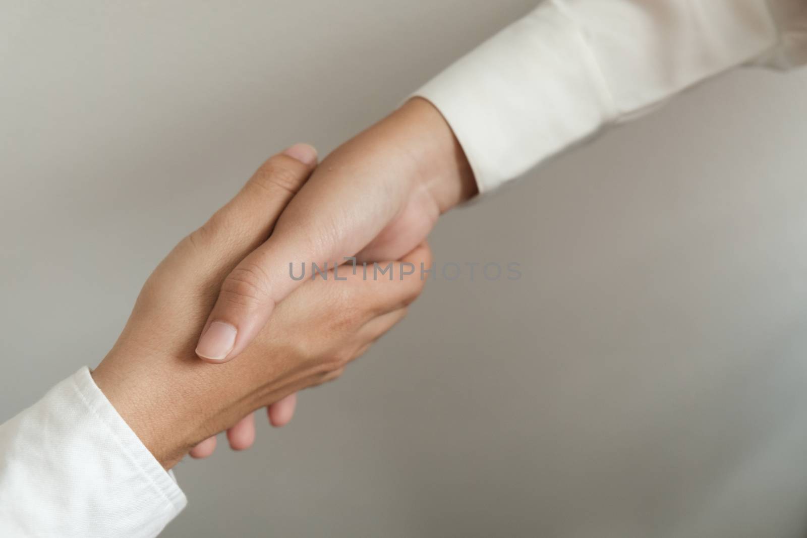 Image business mans handshake. Business partnership meeting concept.