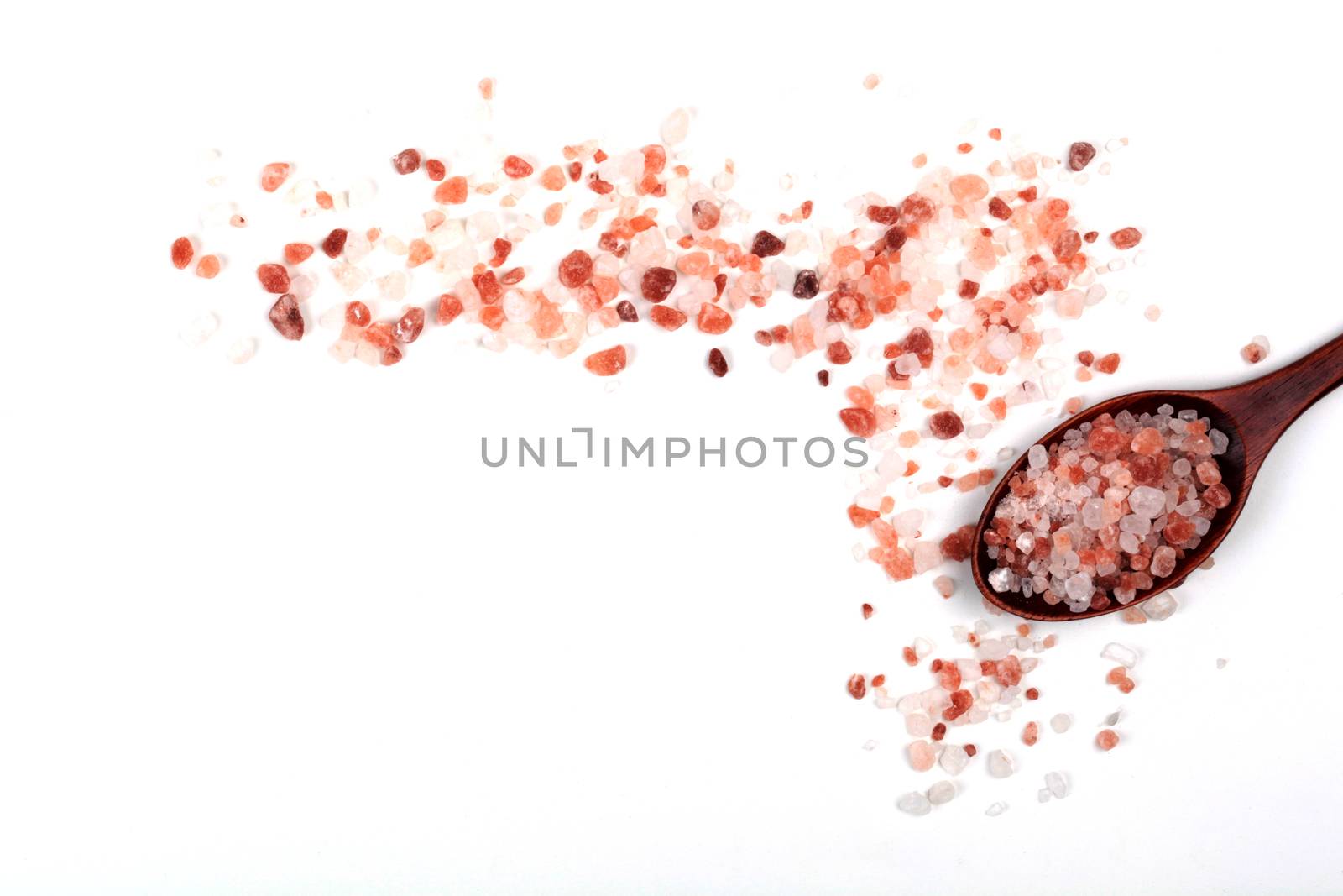Himalayan Salt Cristal Frame Isolated On White Background