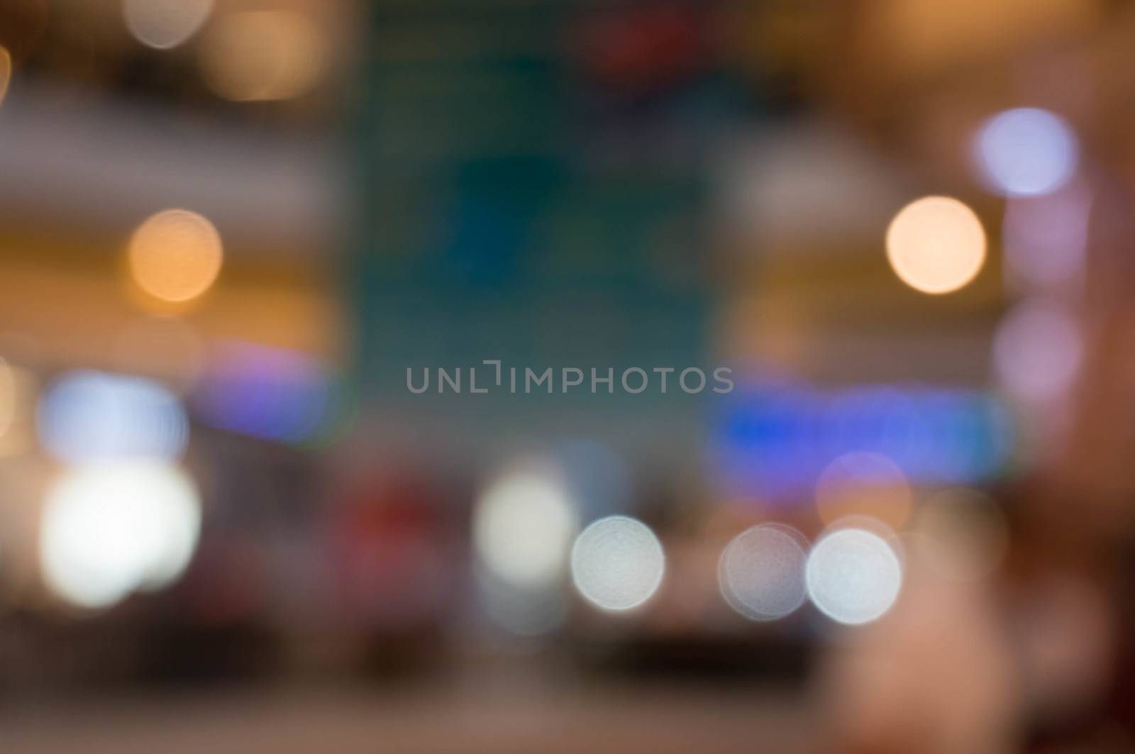 Blurred of coffee shop background. with copy space by peandben