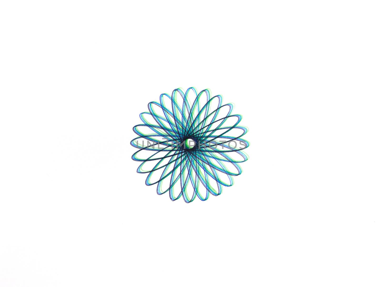 Abstract Spirograph writing designs Round symbol.